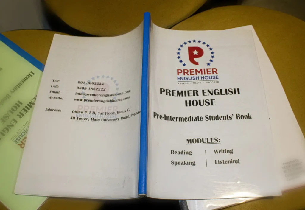 B1 level Pre-Intermediate English course in Peshawar